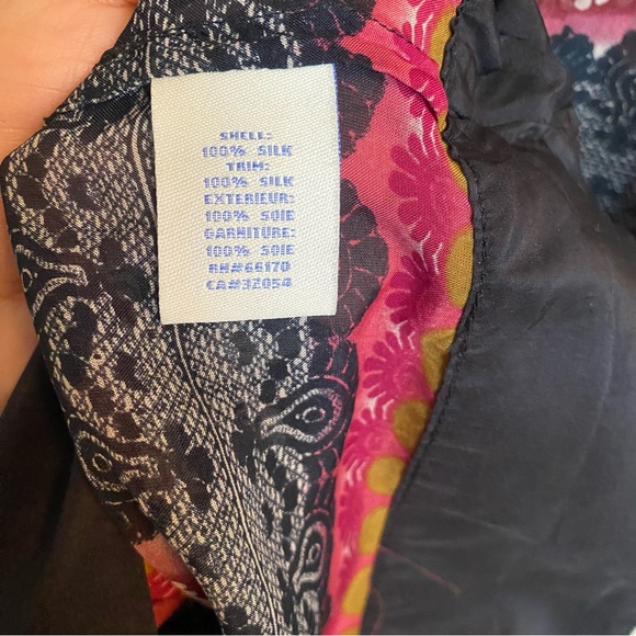 Odille 100% silk blouse 💛Size 4 - Picture 7 of 10